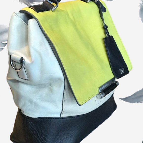 Diane Von Furstenberg Color Block Sachel - Picture 3 of 8